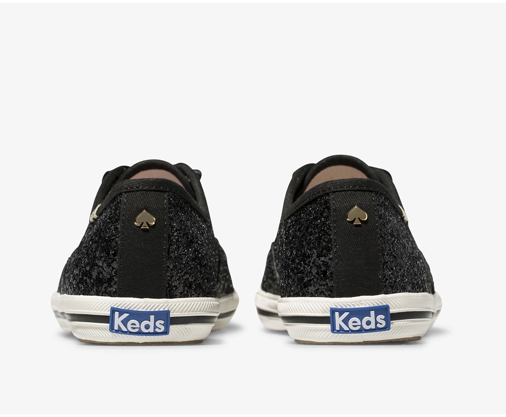 Basket Keds Femme Noir - Kate Spade New York Champion Glitter - 316-VBWKPH